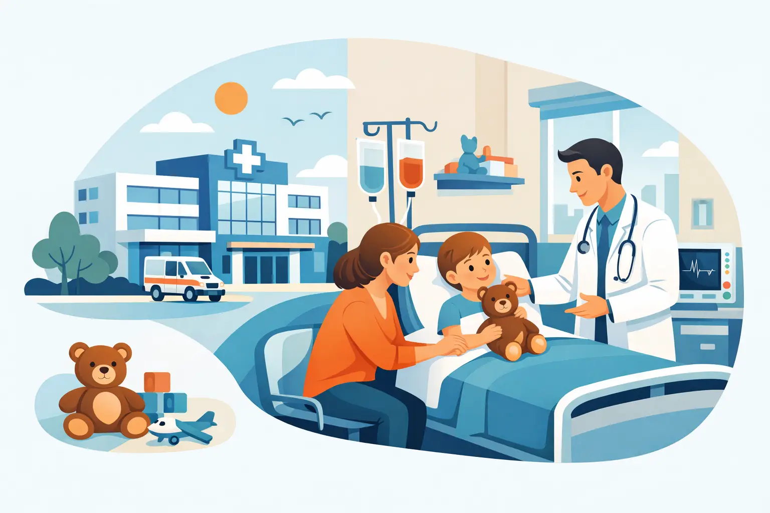 Kur nevojitet hospitalizimi pediatrik privat?