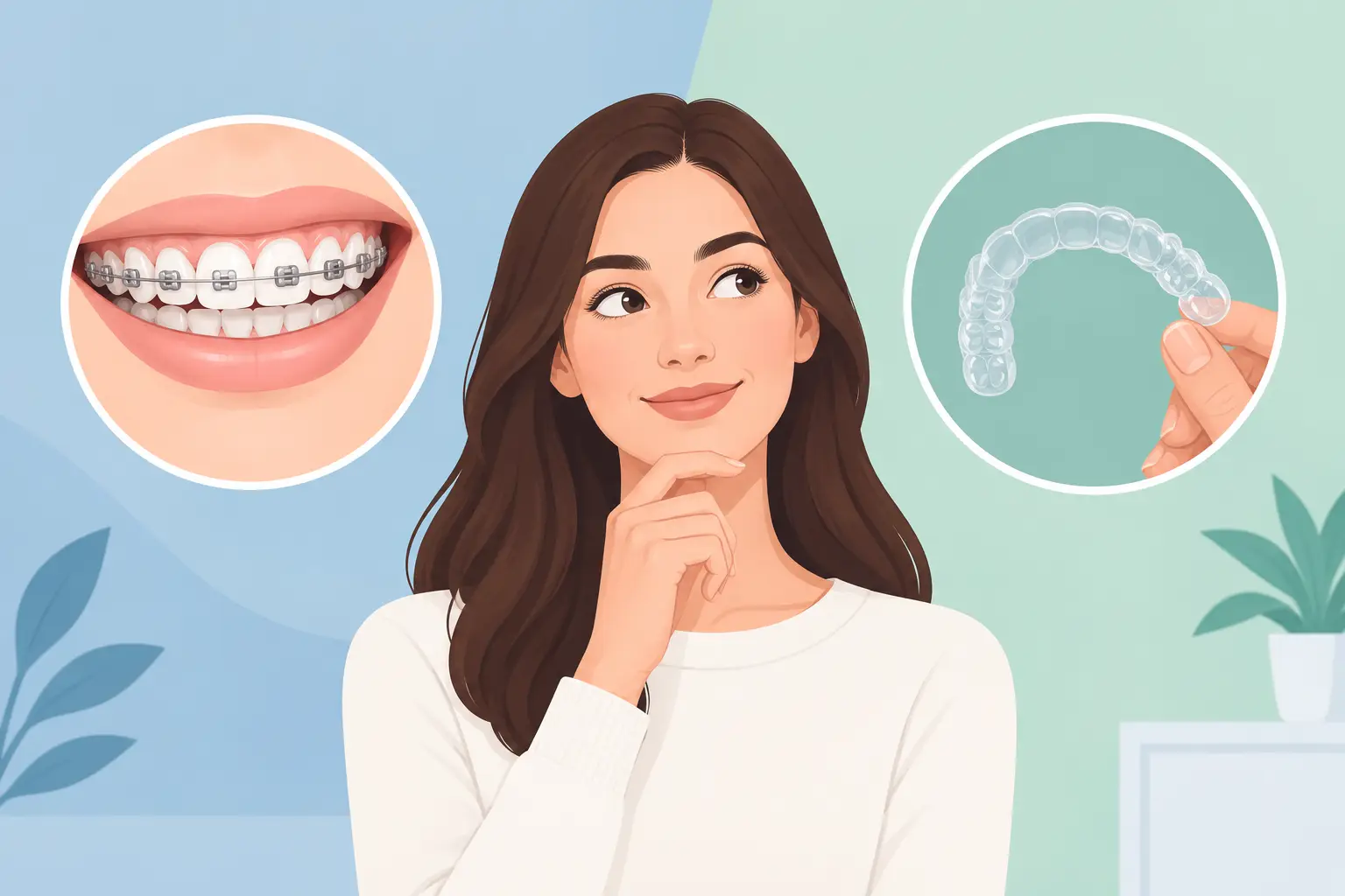 Aparat dentar apo aligner: cili ju përshtatet?